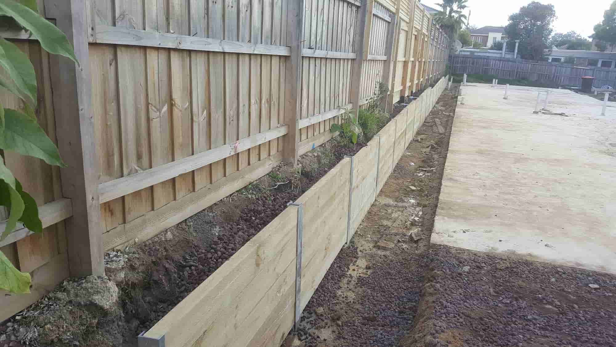 Timber Sleeper Retaining Wall Company | Contractors ...